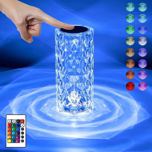 Crystal Lamp with 16-Color Modes
