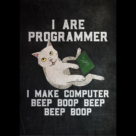 Cat Coder Poster