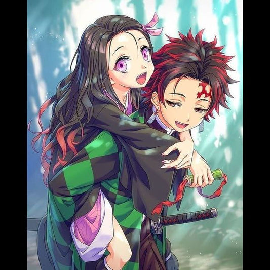 Tanjiro and Nezuko Demon Slayer Poster